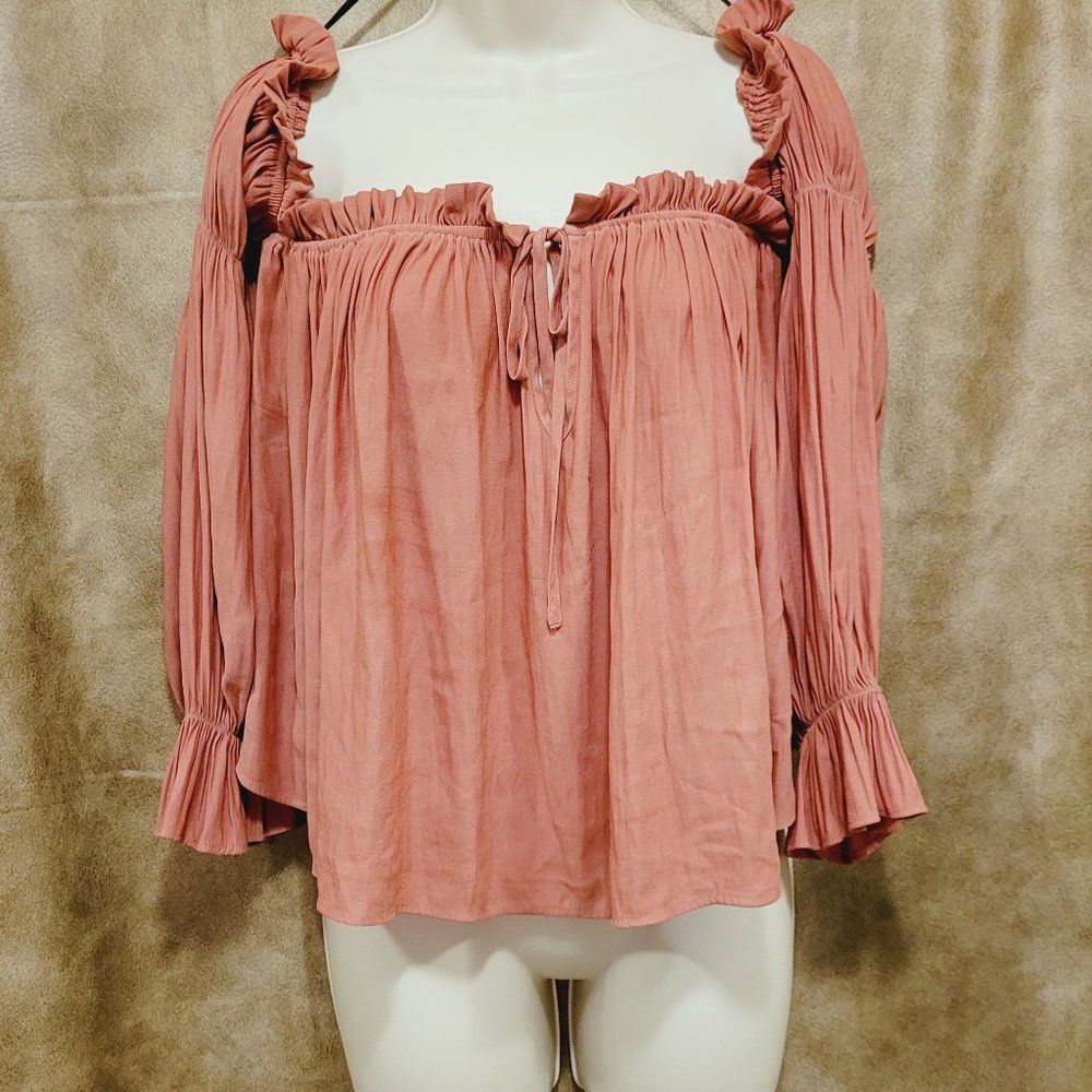 Boho Cold Shoulder Pirate top - Picture 2 of 4